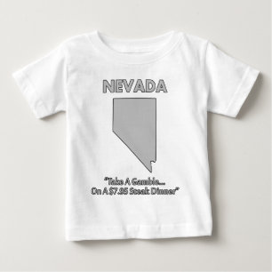 T-shirt Pour Bébé Nevada - Prenez un pari... sur un dîner de steak à