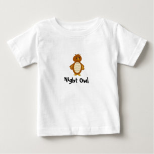 T-shirt Pour Bébé Night Owl
