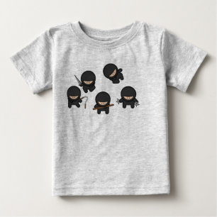 T-shirt Pour Bébé Ninjas mignon