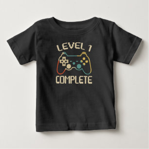 T-shirt Pour Bébé Niveau 1 achevé - 1er anniversaire