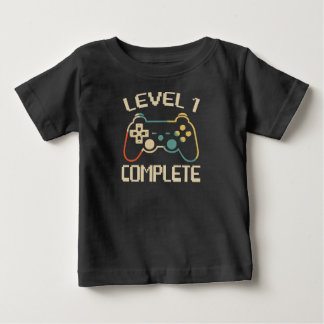 T-shirt Pour Bébé Niveau 1 achevé - 1er anniversaire
