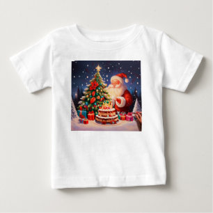 T-shirt Pour Bébé Noël Anniversaire 10