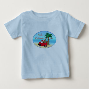 T-shirt Pour Bébé Noël hawaïen