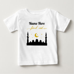 T-shirt Pour Bébé Nom personnalisé du premier Aid