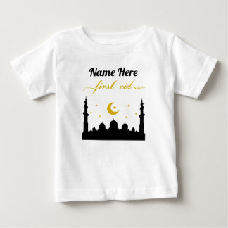 T-shirt Pour Bébé Nom personnalisé du premier Aid