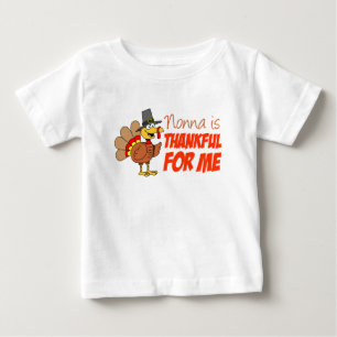 T-shirt Pour Bébé Nonna Est Heureuse Pour Moi