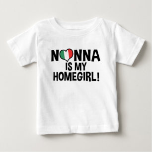 T-shirt Pour Bébé Nonna est ma fille