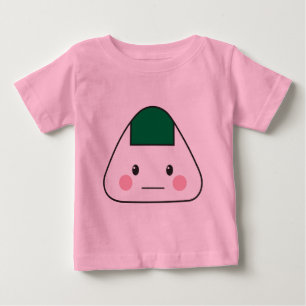 T-shirt Pour Bébé Nori japonais d'algue de boule de riz d'omusubi