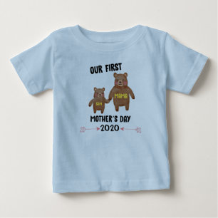 T-shirt Pour Bébé Notre première fête des mères