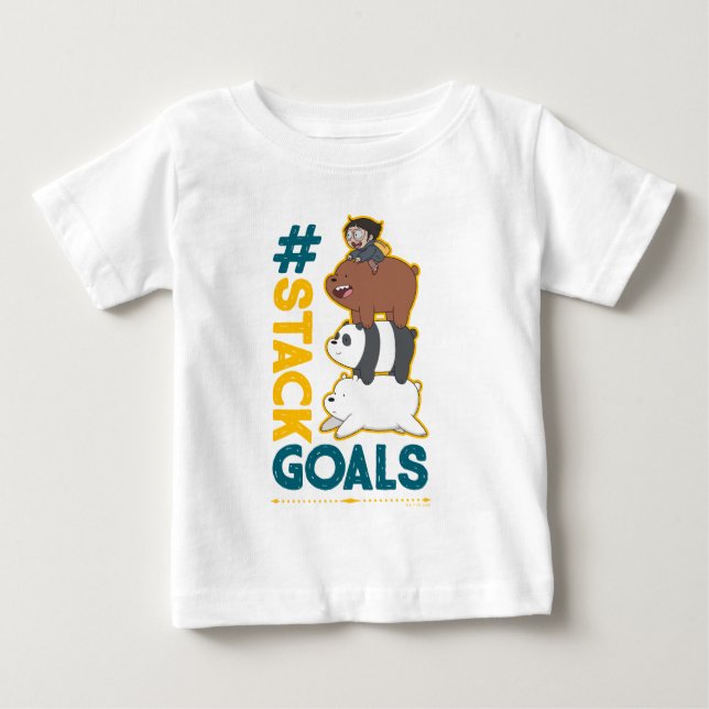 T-shirt Pour Bébé Nous portons des ours nus et nous choisissons - #S (Devant)
