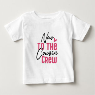 T-shirt Pour Bébé Nouveau dans l'équipe des cousins