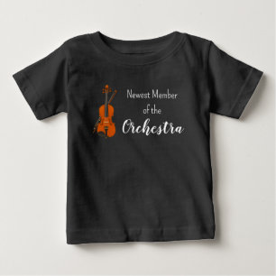 T-shirt Pour Bébé Nouveau Membre de la Chemise de l'Orchestre Violon