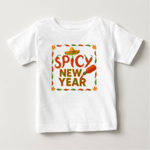 T-shirt Pour Bébé Nouvelle Année Chaude