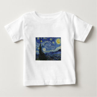 T-shirt Pour Bébé Nuit étoilée de Van Gogh