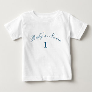 T-shirt Pour Bébé Numéro personnalisé unique Baby Baby