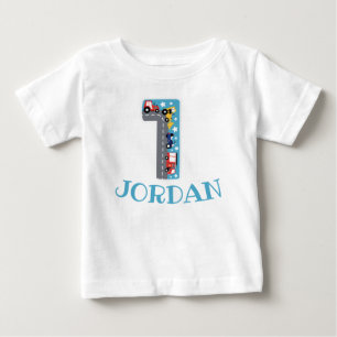T-shirt Pour Bébé NUMÉRO UN ENFANT 1ER ANNIVERSAIRE T-shirt BÉBÉ