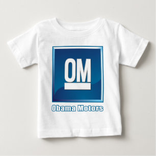 T-shirt Pour Bébé Obama circule en voiture le logo
