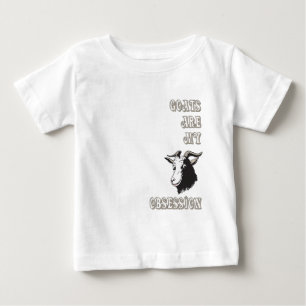 T-shirt Pour Bébé Obsession de la chèvre