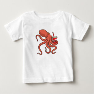T-shirt Pour Bébé Octopus