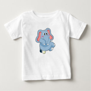 T-shirt Pour Bébé Oeuf éléphant