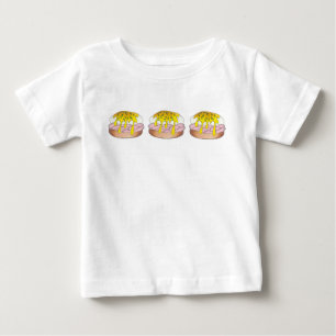 T-shirt Pour Bébé Oeufs Benedict Petit Déjeuner Diner Nourriture Foi
