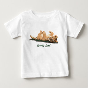 T-shirt Pour Bébé Oeuvre adorable Lion Pastel - Pépinière et bébé