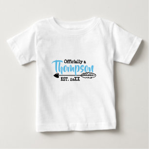 T-shirt Pour Bébé Officiellement une famille - adoptive adoptez -
