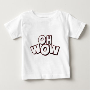 T-shirt Pour Bébé Oh wow
