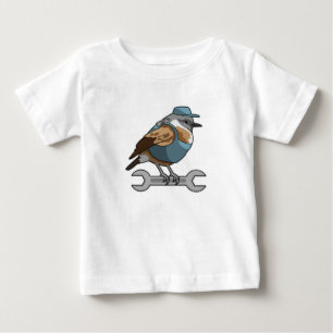 T-shirt Pour Bébé Oiseau en tireur avec clé