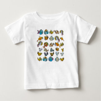 T-shirt Pour Bébé Oiseau & Oisillons