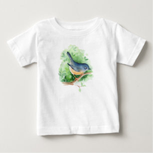 T-shirt Pour Bébé Oiseau sur branche