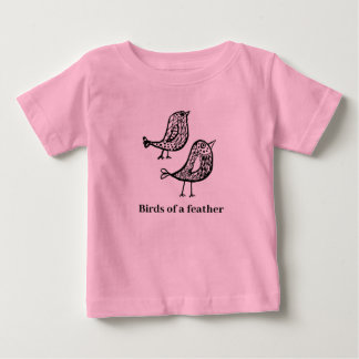 T-shirt Pour Bébé Oiseaux d'une plume