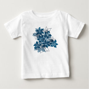 T-shirt Pour Bébé Olowalu Hibiscus Hawaiian Camo Tropical