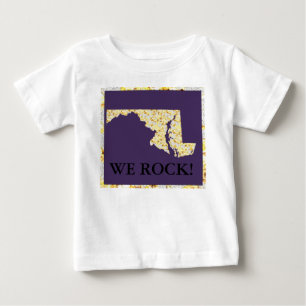 T-SHIRT POUR BÉBÉ ON ROCK !