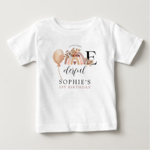 T-shirt Pour Bébé ONEderful Rainbow Girl'anniversaire