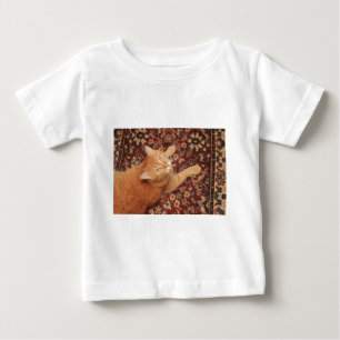 T-shirt Pour Bébé Orange Tabby