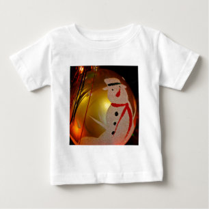 T-shirt Pour Bébé Ornement de neige givrée