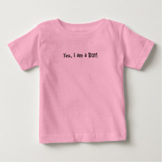 T-shirt Pour Bébé Oui, je suis un GARÇON !