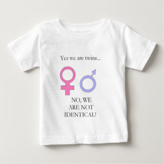 T-shirt Pour Bébé Oui, nous sommes jumeaux