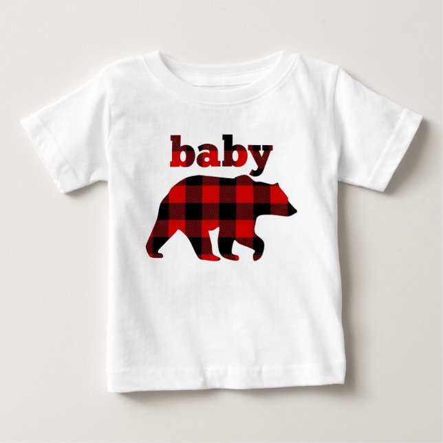 T-shirt Pour Bébé "Ours de bébé de Buffalo" (Devant)