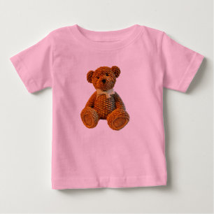 T-shirt Pour Bébé Ours de nounours en osier Brown