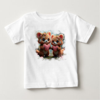 T-shirt Pour Bébé Ours en peluche douxT-Chemise