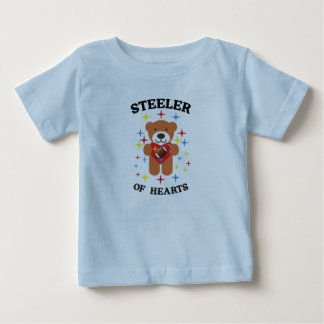 T-shirt Pour Bébé Ours en peluche voleur de cœurs football