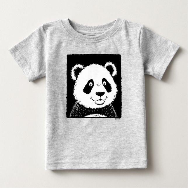 T-shirt Pour Bébé Ours géant Panda (Devant)