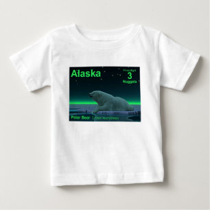 T-shirt Pour Bébé Ours polaire à bord de glace