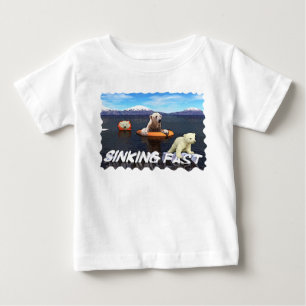 T-shirt Pour Bébé Ours polaires - Sinking Fast