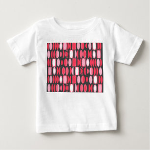 T-shirt Pour Bébé Ovales Art déco