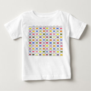 T-shirt Pour Bébé Ovales et Rectangles - Petit Jardin Fleur