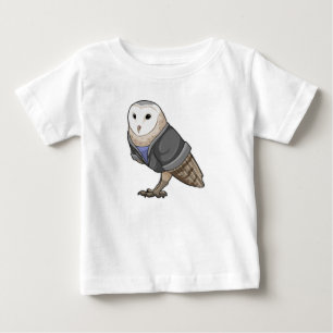 T-shirt Pour Bébé Owl comme secrétaire
