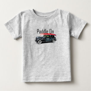 T-shirt Pour Bébé Paddle On Classic Car Design - Baby Fine Jersey T-